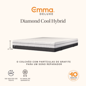 colchão emma diamond cool hybrid