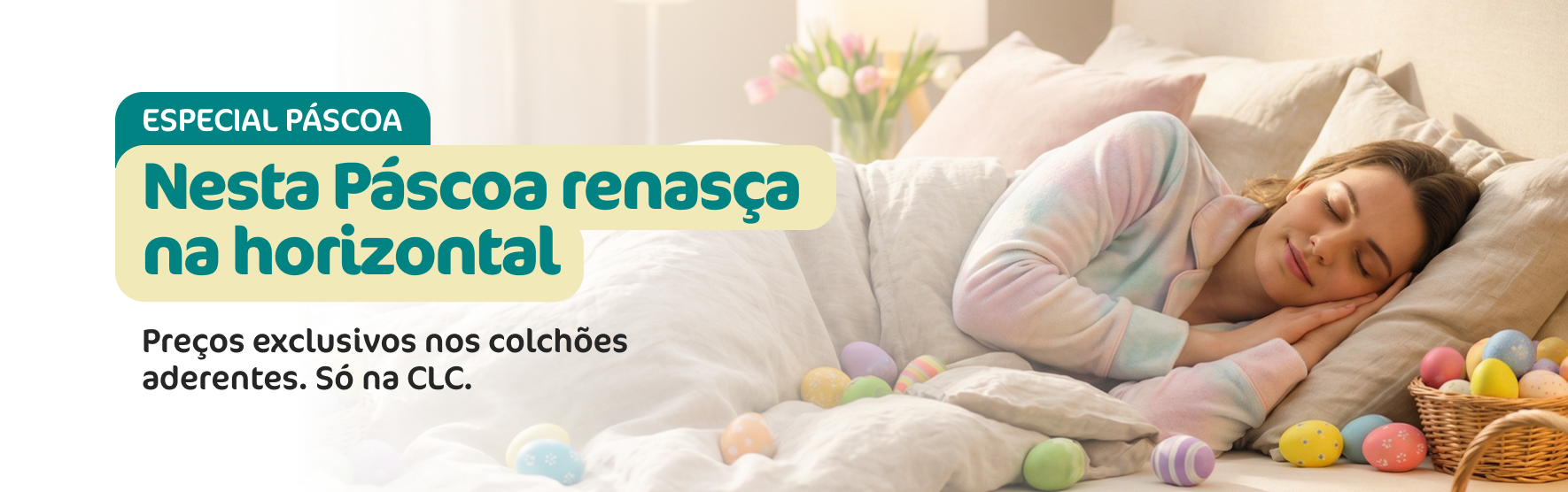 campanha colchões páscoa