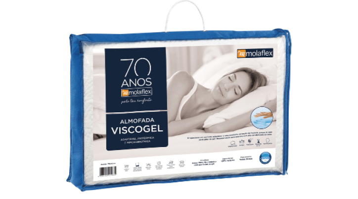 almofada molaflex viscogel