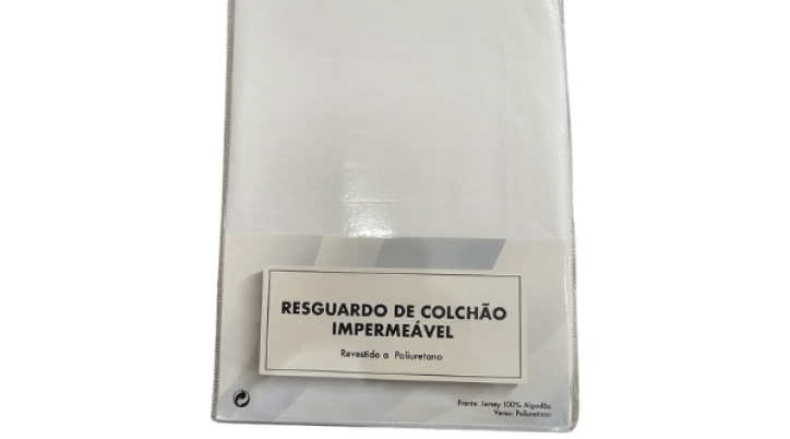 Protetor de colchão impermeável 100% algodão